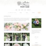 Combining beauty and functionality, this peony farm in Alaska wanted to stand out with their website.