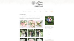 Combining beauty and functionality, this peony farm in Alaska wanted to stand out with their website.