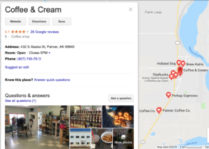 Writing google reviews is easy, if you know where to look.